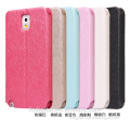 QWD wholesale premium for samsung note3 color leather mobile phone case flip cover phone case for samsung note3
